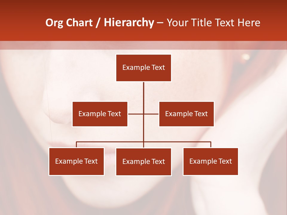 Head Portrait Fashion PowerPoint Template