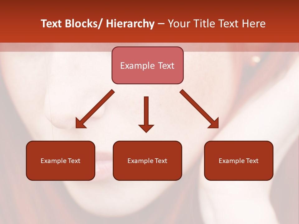 Head Portrait Fashion PowerPoint Template