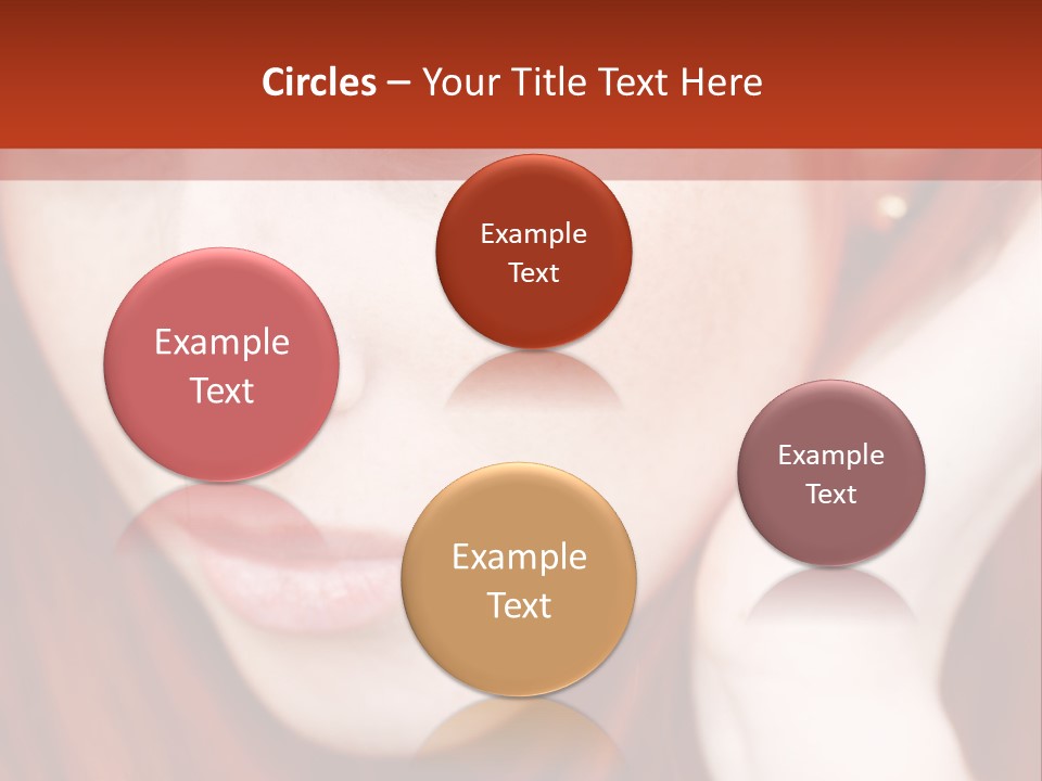 Head Portrait Fashion PowerPoint Template