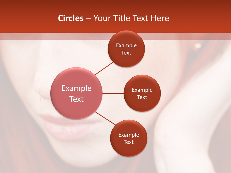 Head Portrait Fashion PowerPoint Template