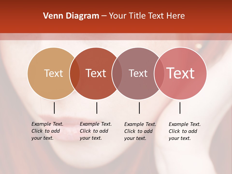 Head Portrait Fashion PowerPoint Template