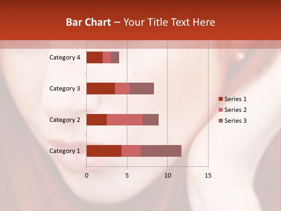 Head Portrait Fashion PowerPoint Template