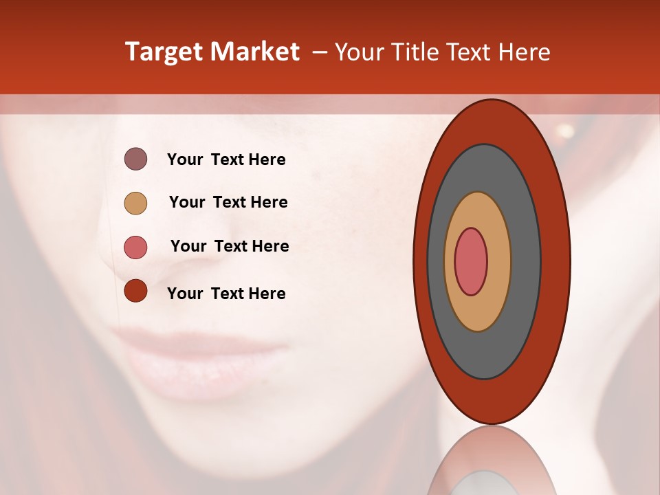 Head Portrait Fashion PowerPoint Template