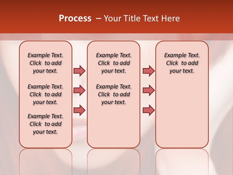 Head Portrait Fashion PowerPoint Template