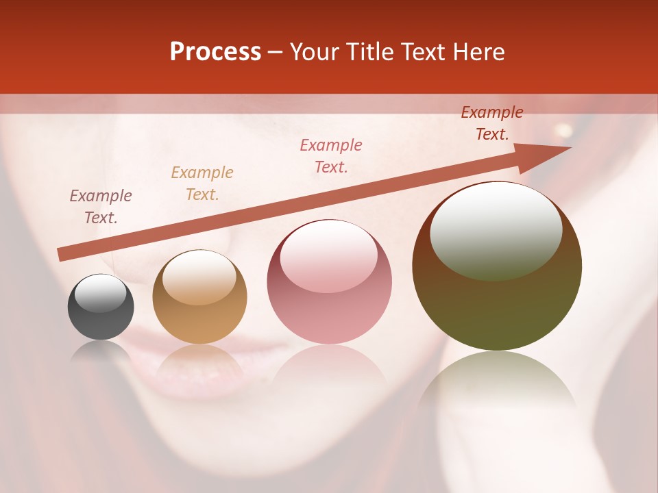 Head Portrait Fashion PowerPoint Template