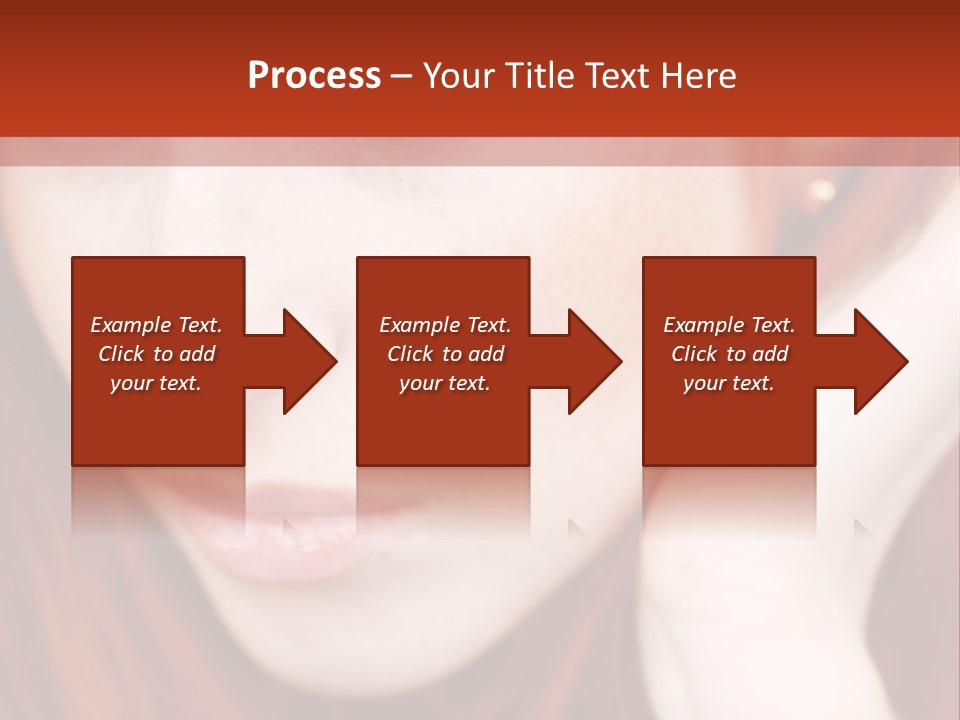 Head Portrait Fashion PowerPoint Template
