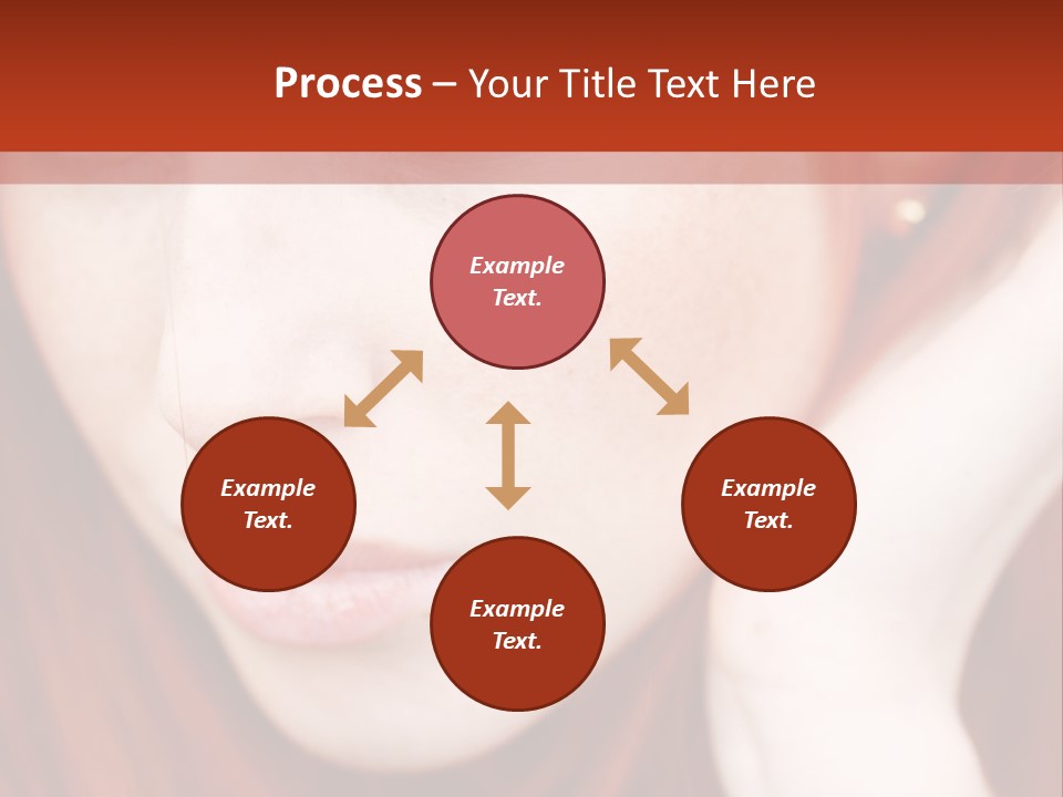 Head Portrait Fashion PowerPoint Template