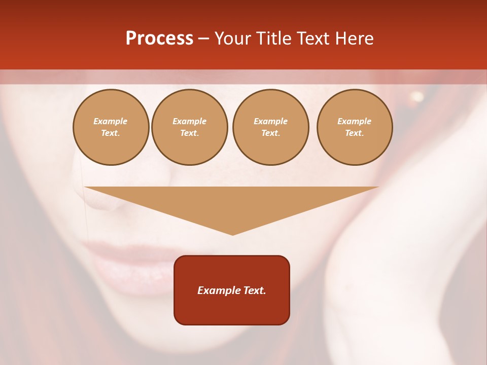 Head Portrait Fashion PowerPoint Template