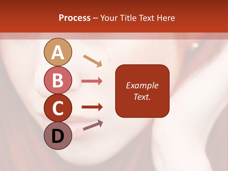 Head Portrait Fashion PowerPoint Template