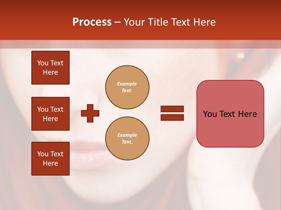 Head Portrait Fashion PowerPoint Template