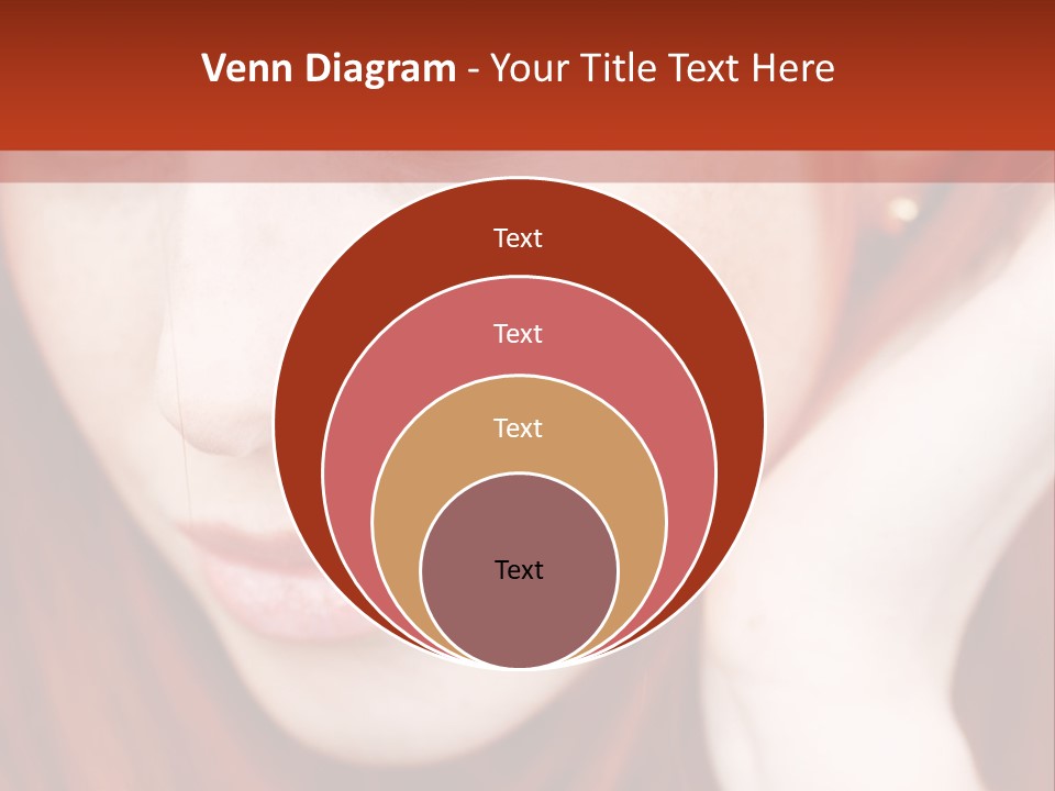 Head Portrait Fashion PowerPoint Template