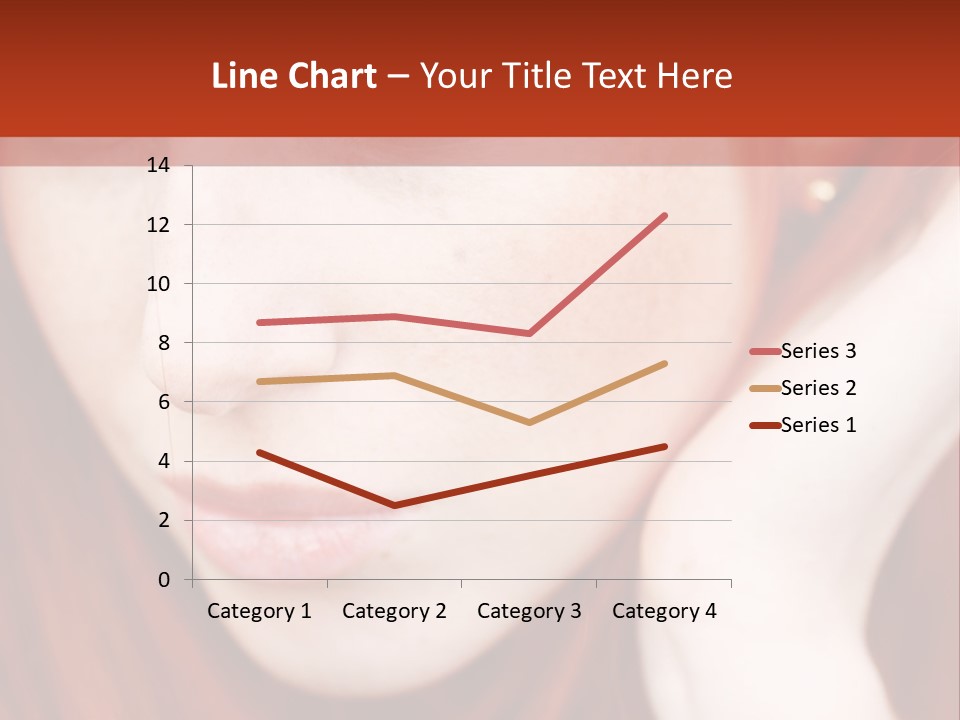 Head Portrait Fashion PowerPoint Template