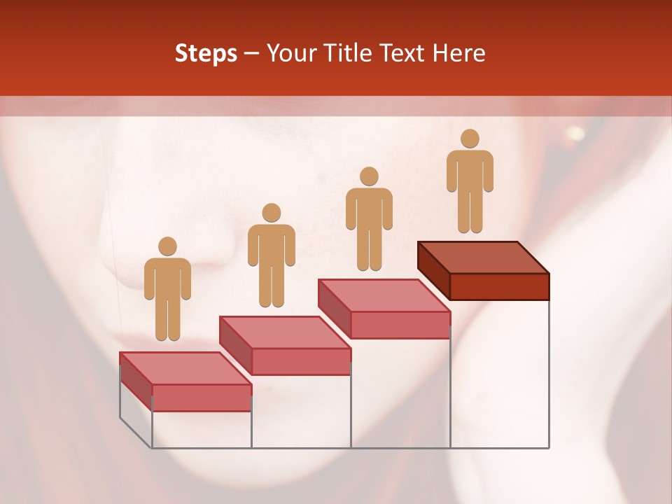 Head Portrait Fashion PowerPoint Template