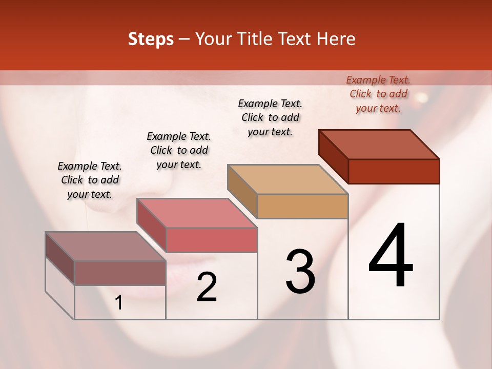 Head Portrait Fashion PowerPoint Template