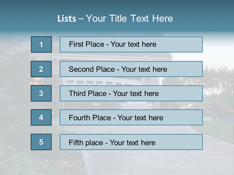 Structure North Property PowerPoint Template