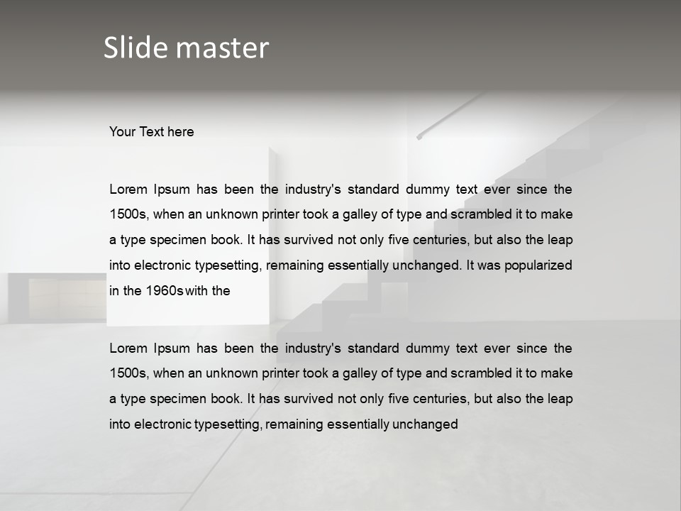 Floor View Design PowerPoint Template