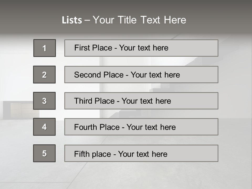 Floor View Design PowerPoint Template