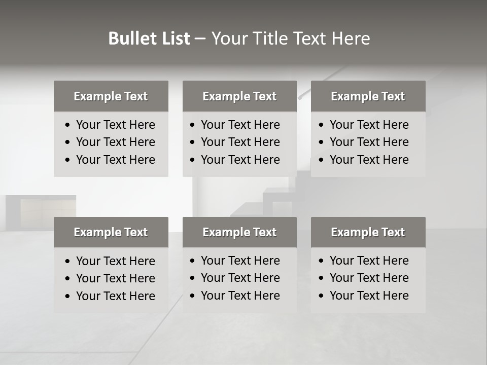 Floor View Design PowerPoint Template