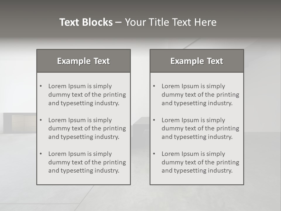 Floor View Design PowerPoint Template
