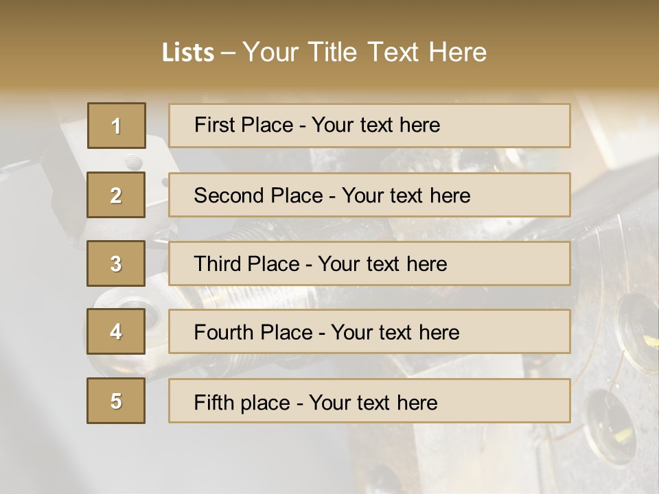 Thread Factory Workshop PowerPoint Template