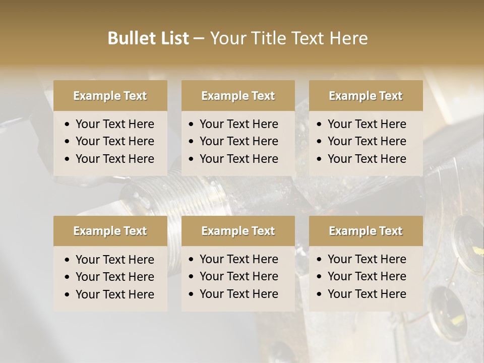 Thread Factory Workshop PowerPoint Template
