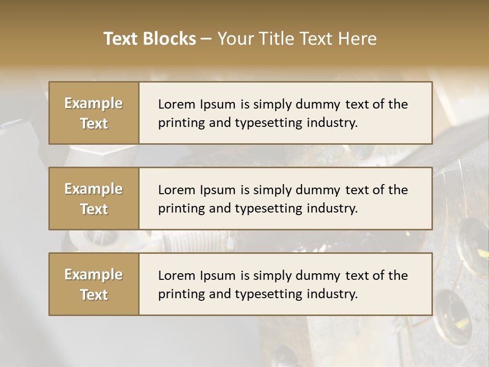 Thread Factory Workshop PowerPoint Template