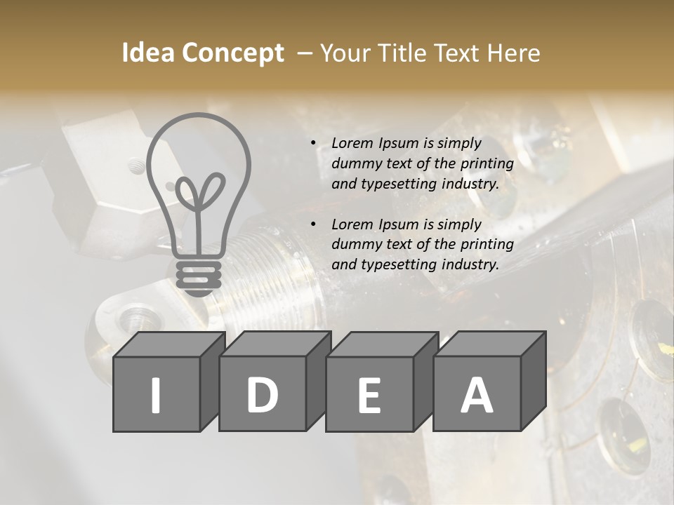 Thread Factory Workshop PowerPoint Template
