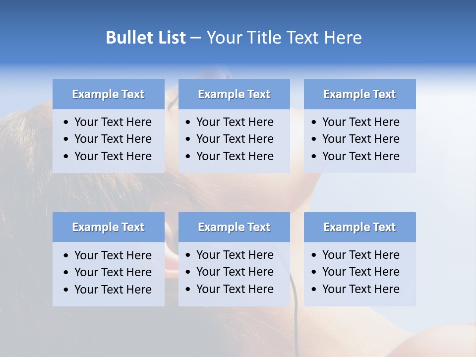 Alone Sunbathe Pleasure PowerPoint Template