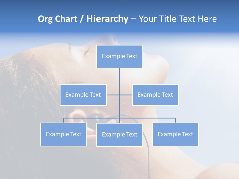 Alone Sunbathe Pleasure PowerPoint Template