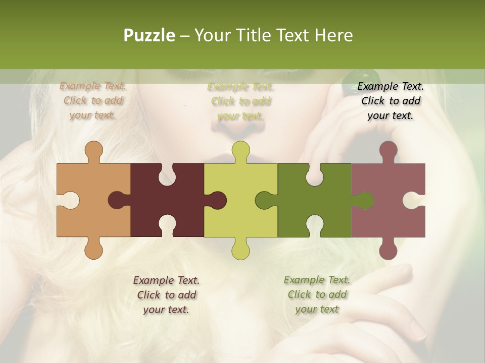 Femininity Dark Shadows PowerPoint Template