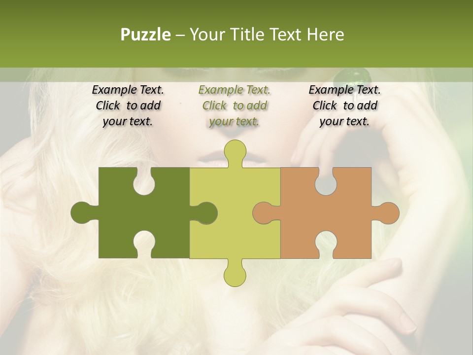 Femininity Dark Shadows PowerPoint Template