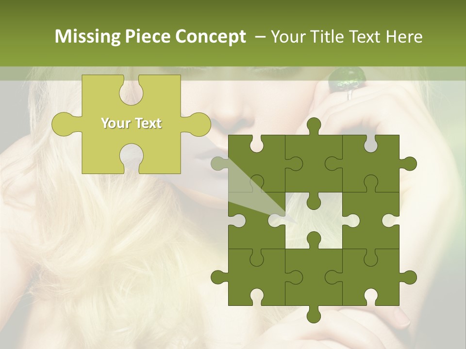 Femininity Dark Shadows PowerPoint Template