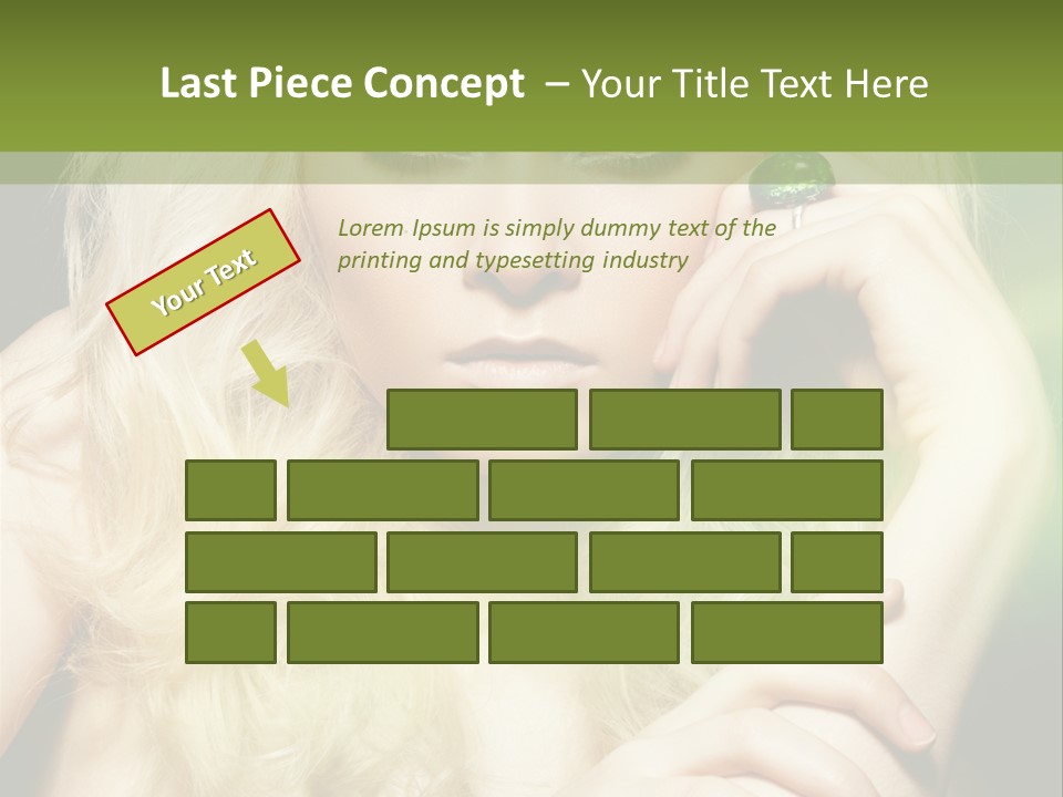 Femininity Dark Shadows PowerPoint Template