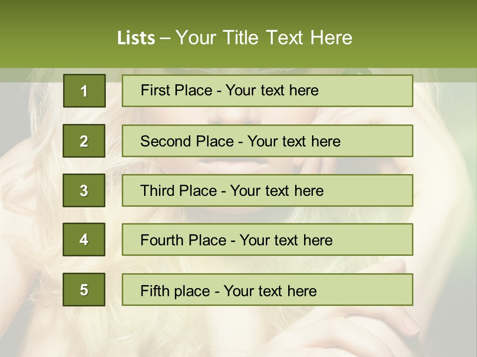 Femininity Dark Shadows PowerPoint Template