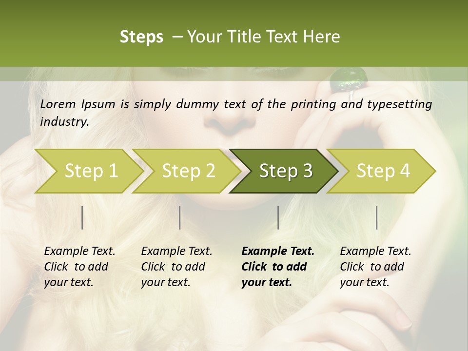 Femininity Dark Shadows PowerPoint Template