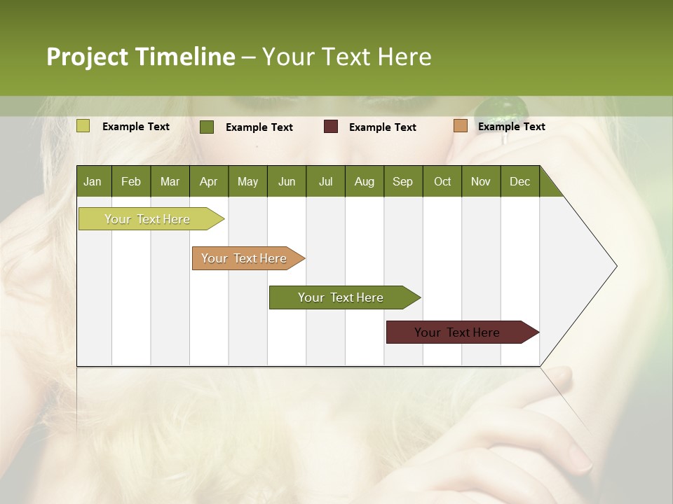 Femininity Dark Shadows PowerPoint Template