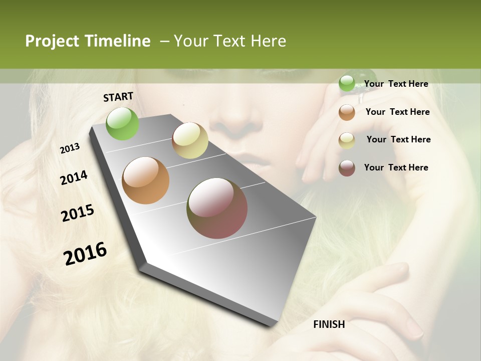 Femininity Dark Shadows PowerPoint Template