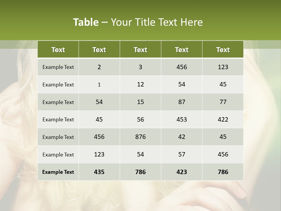 Femininity Dark Shadows PowerPoint Template