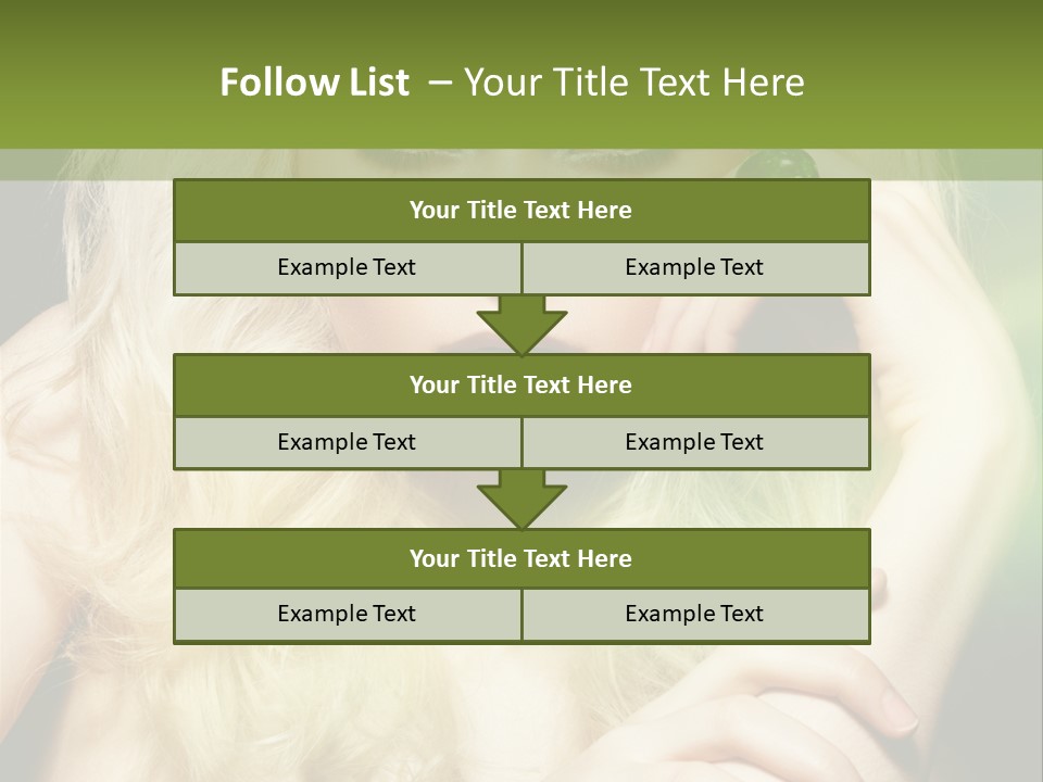 Femininity Dark Shadows PowerPoint Template