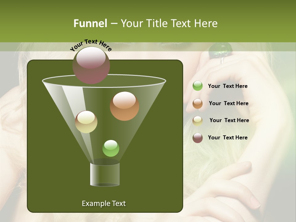 Femininity Dark Shadows PowerPoint Template