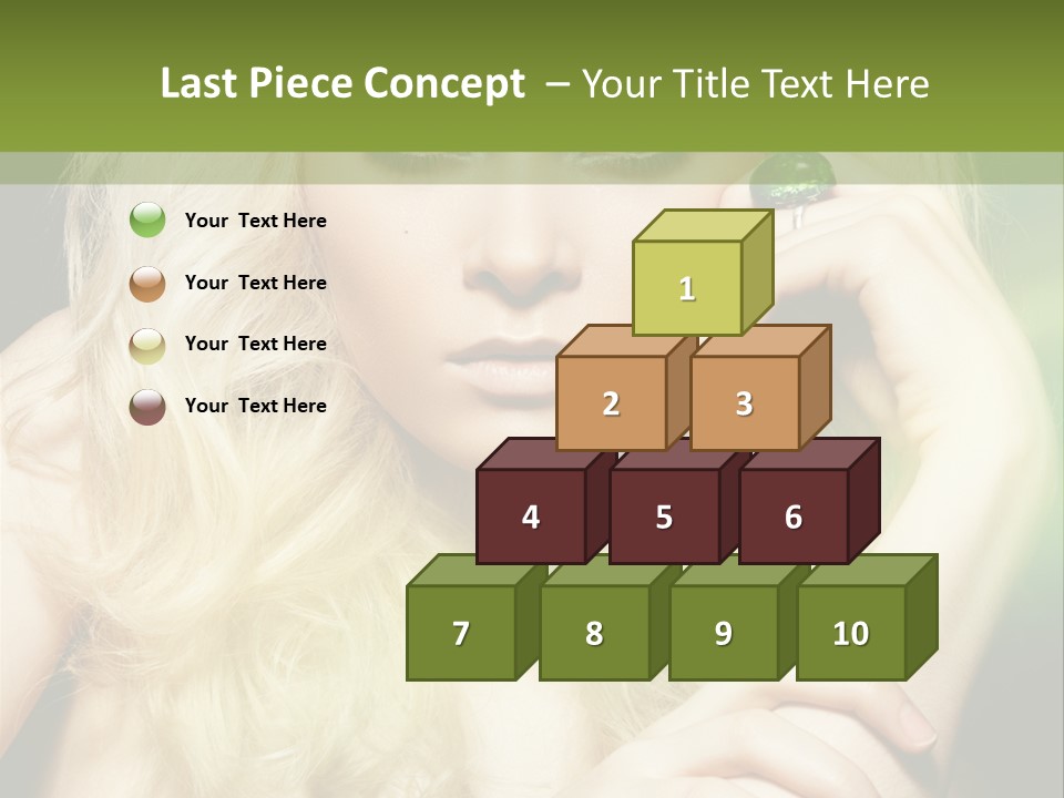 Femininity Dark Shadows PowerPoint Template