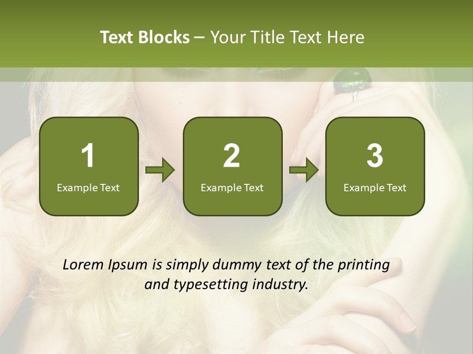 Femininity Dark Shadows PowerPoint Template