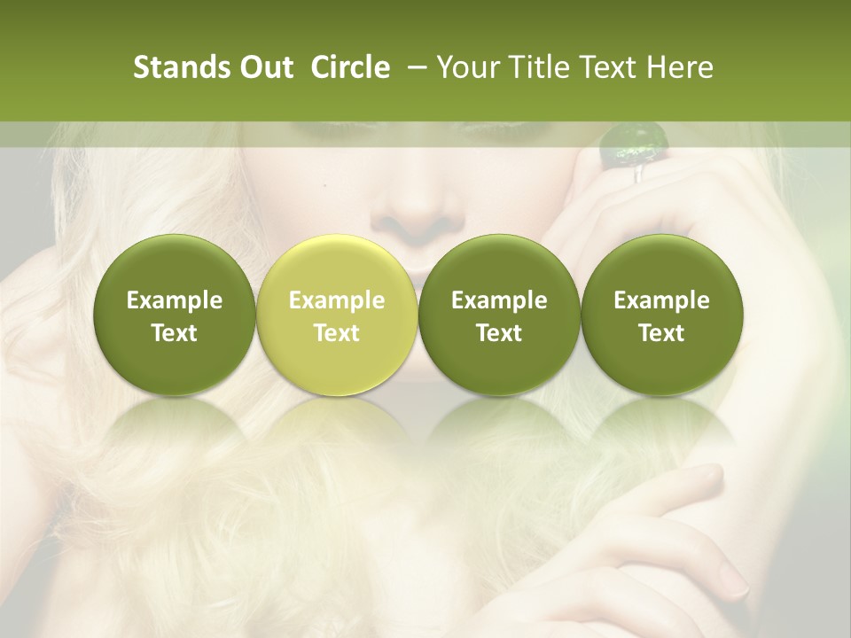 Femininity Dark Shadows PowerPoint Template