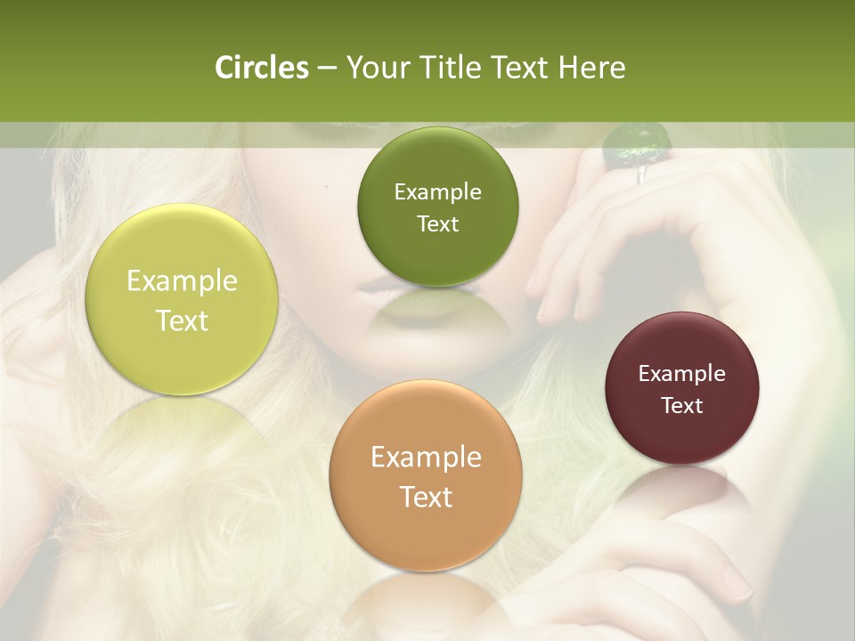 Femininity Dark Shadows PowerPoint Template