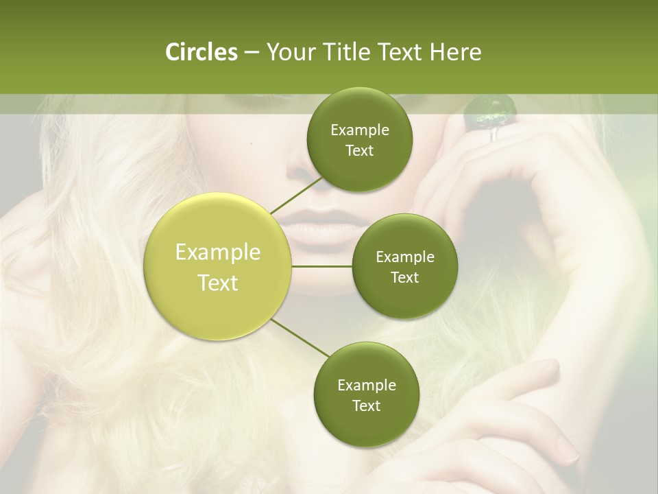 Femininity Dark Shadows PowerPoint Template