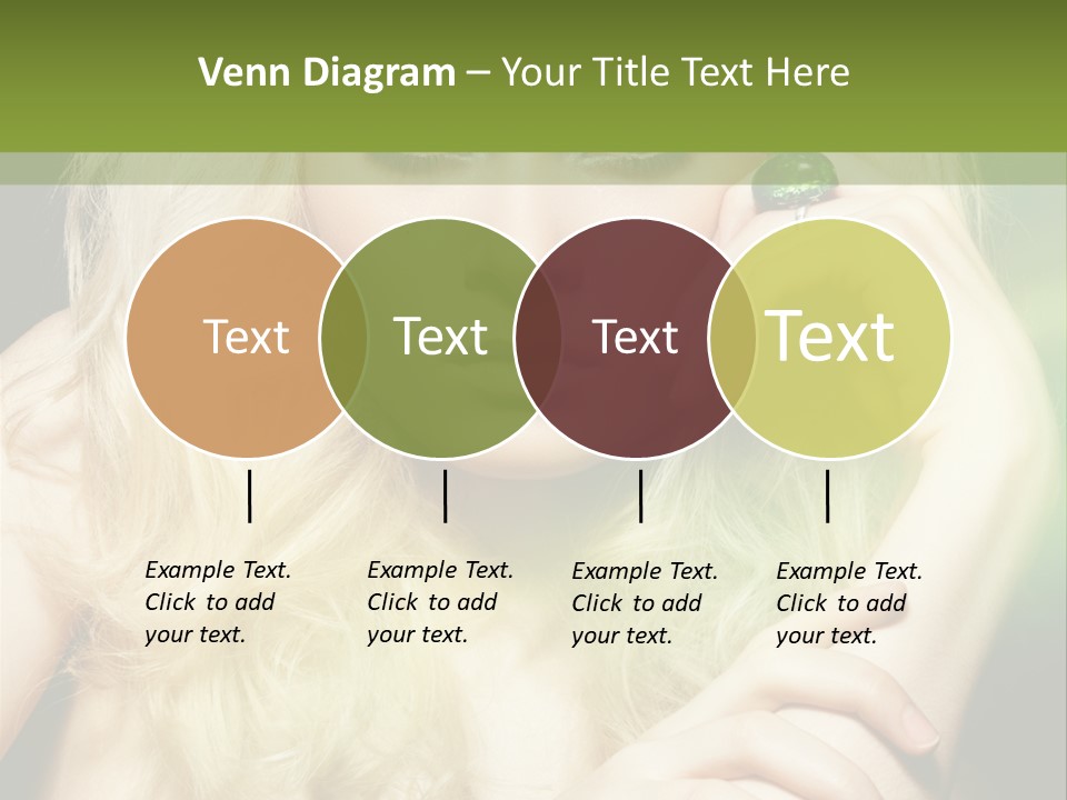 Femininity Dark Shadows PowerPoint Template