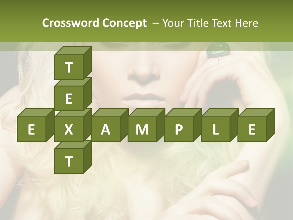 Femininity Dark Shadows PowerPoint Template