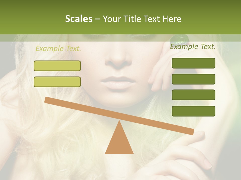 Femininity Dark Shadows PowerPoint Template