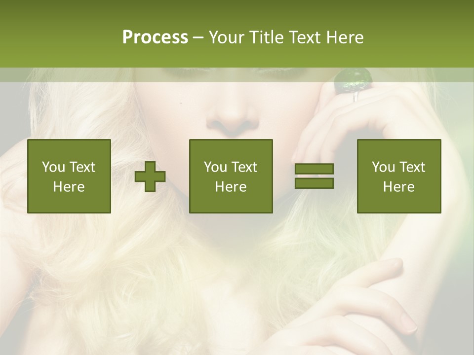 Femininity Dark Shadows PowerPoint Template
