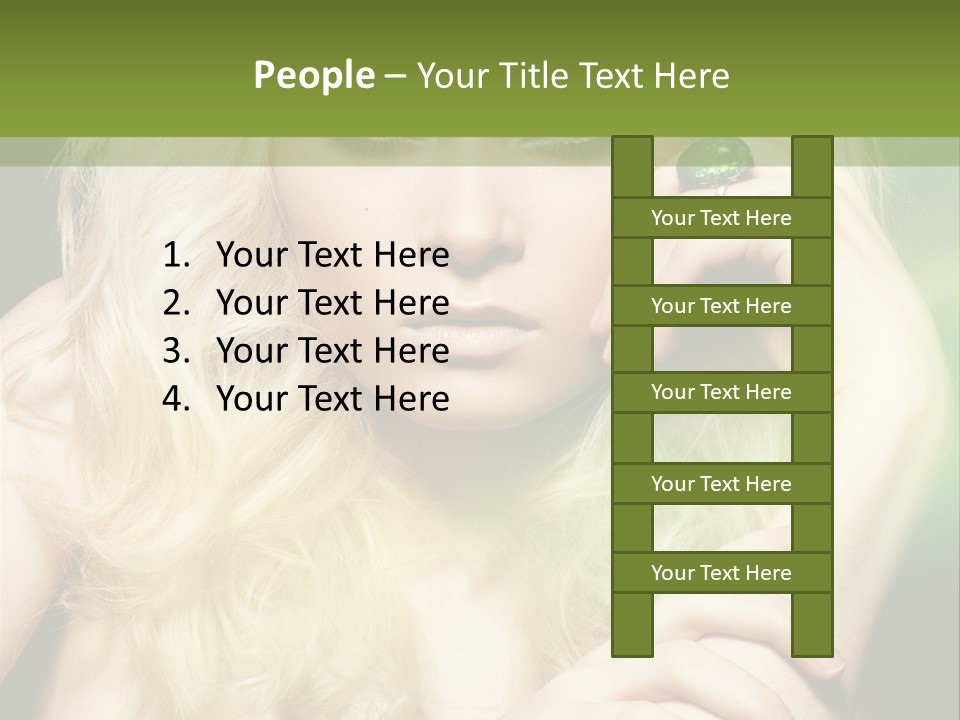 Femininity Dark Shadows PowerPoint Template